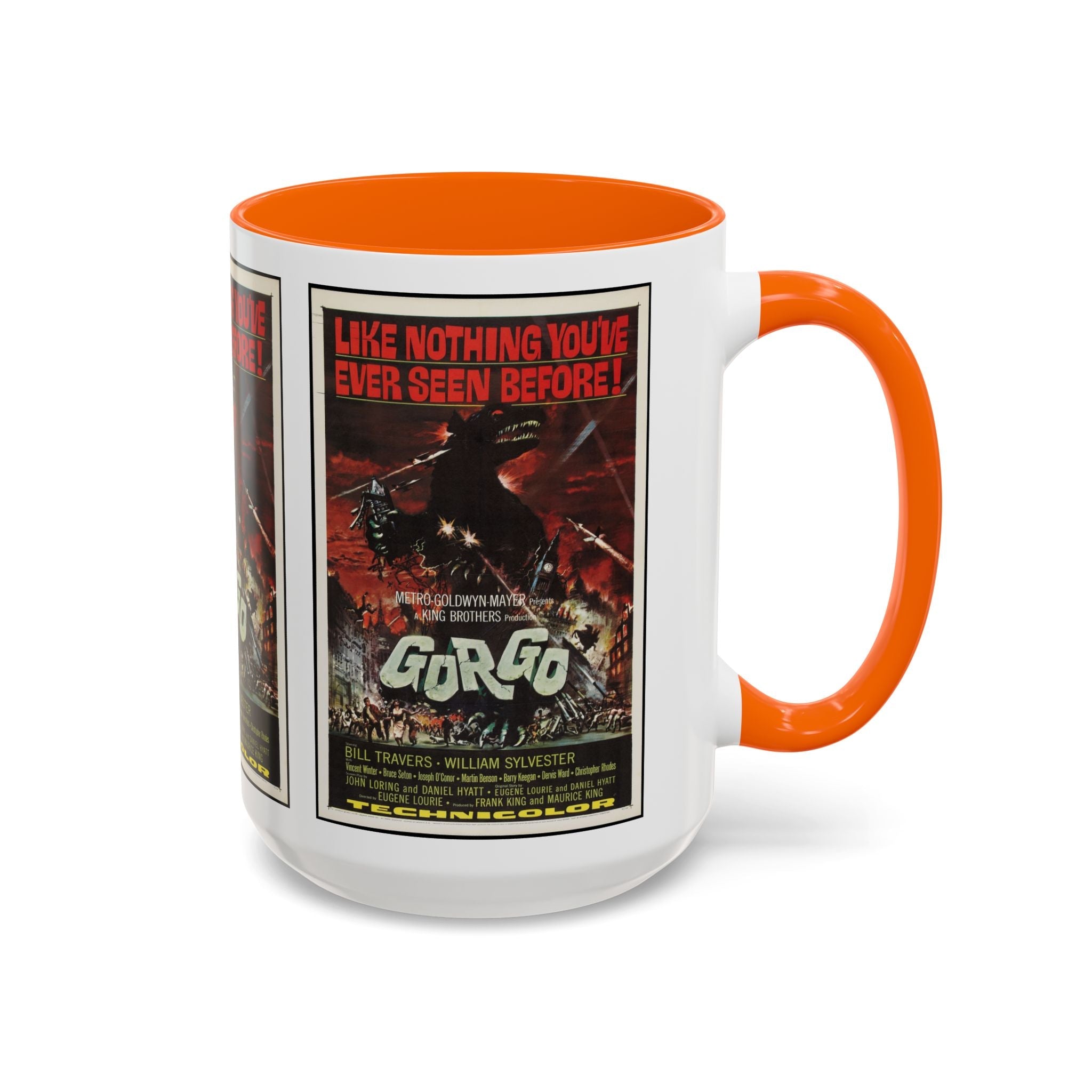 Cult Classic Movie Poster Art Accent Coffee Mug (11, 15oz) - Gorgo 1961 - POPvault