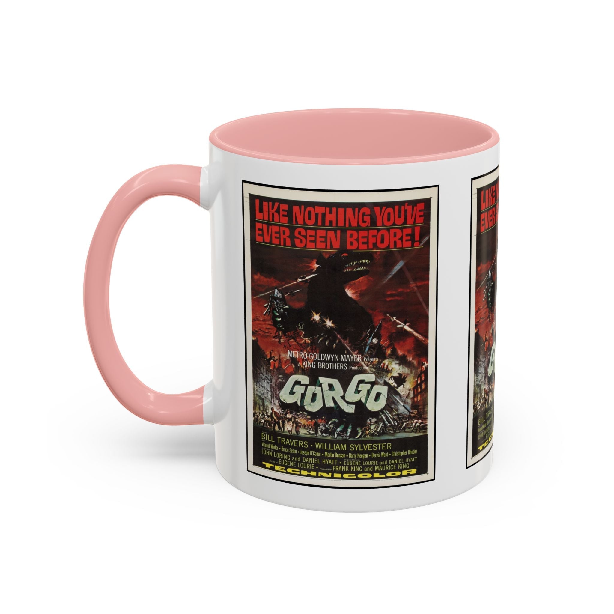 Cult Classic Movie Poster Art Accent Coffee Mug (11, 15oz) - Gorgo 1961 - POPvault