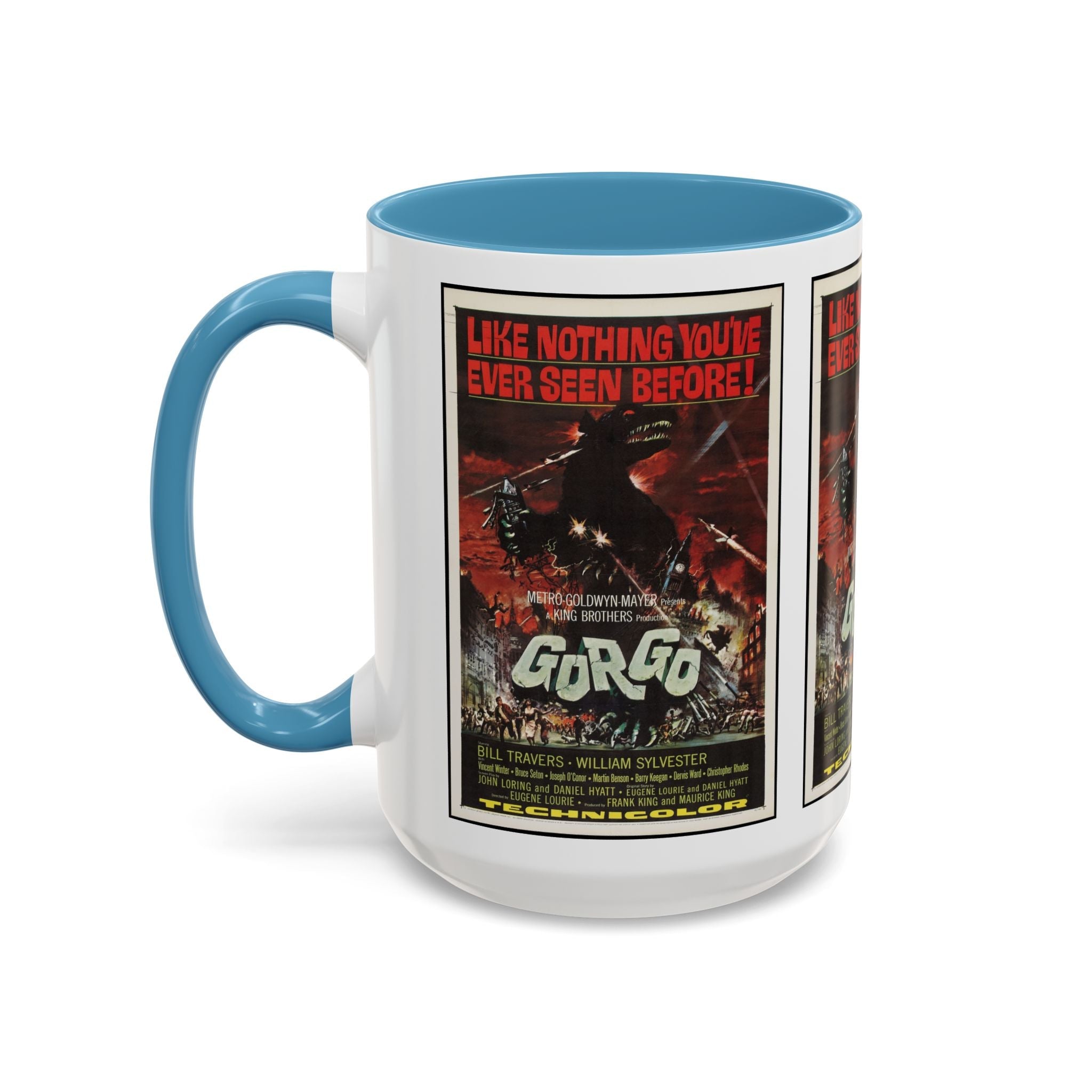 Cult Classic Movie Poster Art Accent Coffee Mug (11, 15oz) - Gorgo 1961 - POPvault