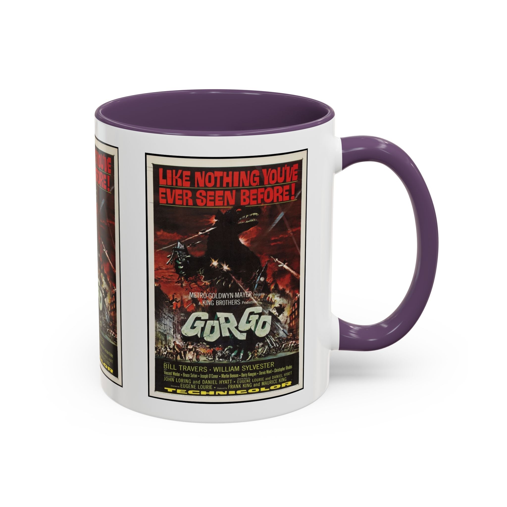 Cult Classic Movie Poster Art Accent Coffee Mug (11, 15oz) - Gorgo 1961 - POPvault