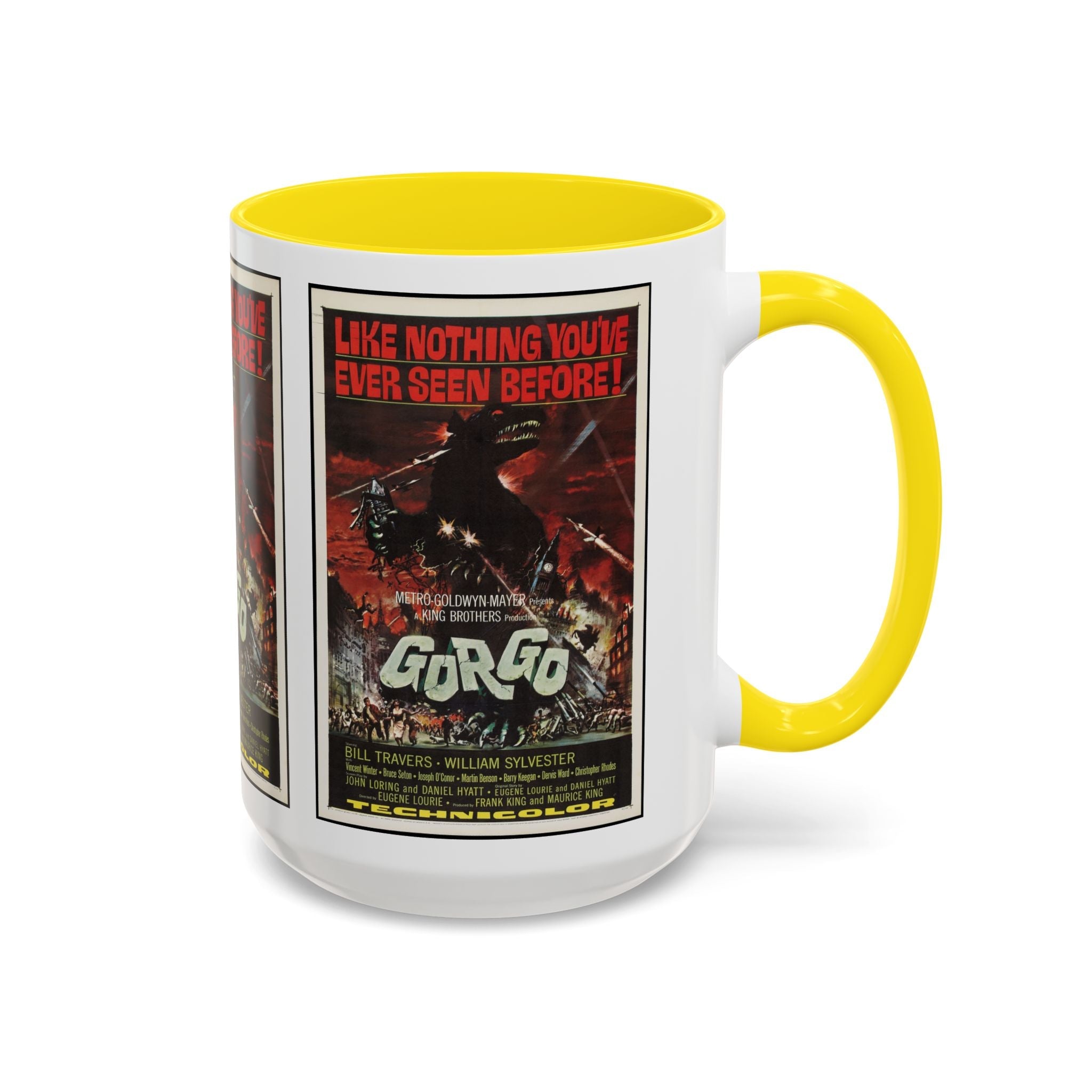 Cult Classic Movie Poster Art Accent Coffee Mug (11, 15oz) - Gorgo 1961 - POPvault