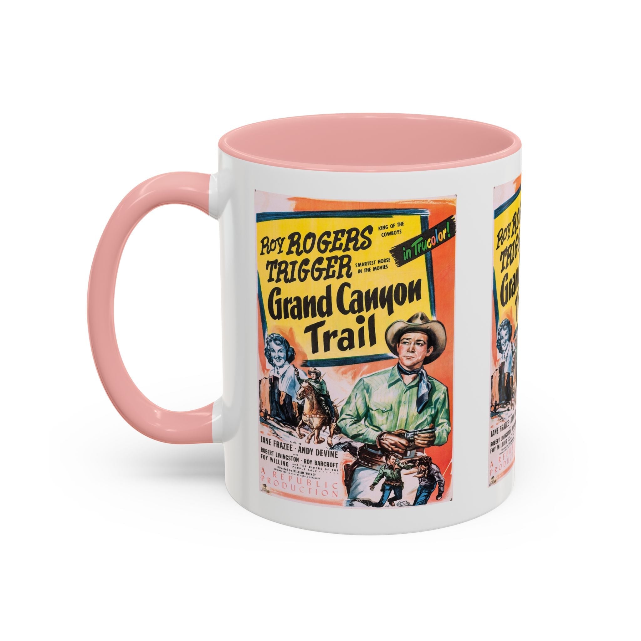 Cult Classic Movie Poster Art Accent Coffee Mug (11, 15oz) - Grand Canyon Trail 1948 - POPvault