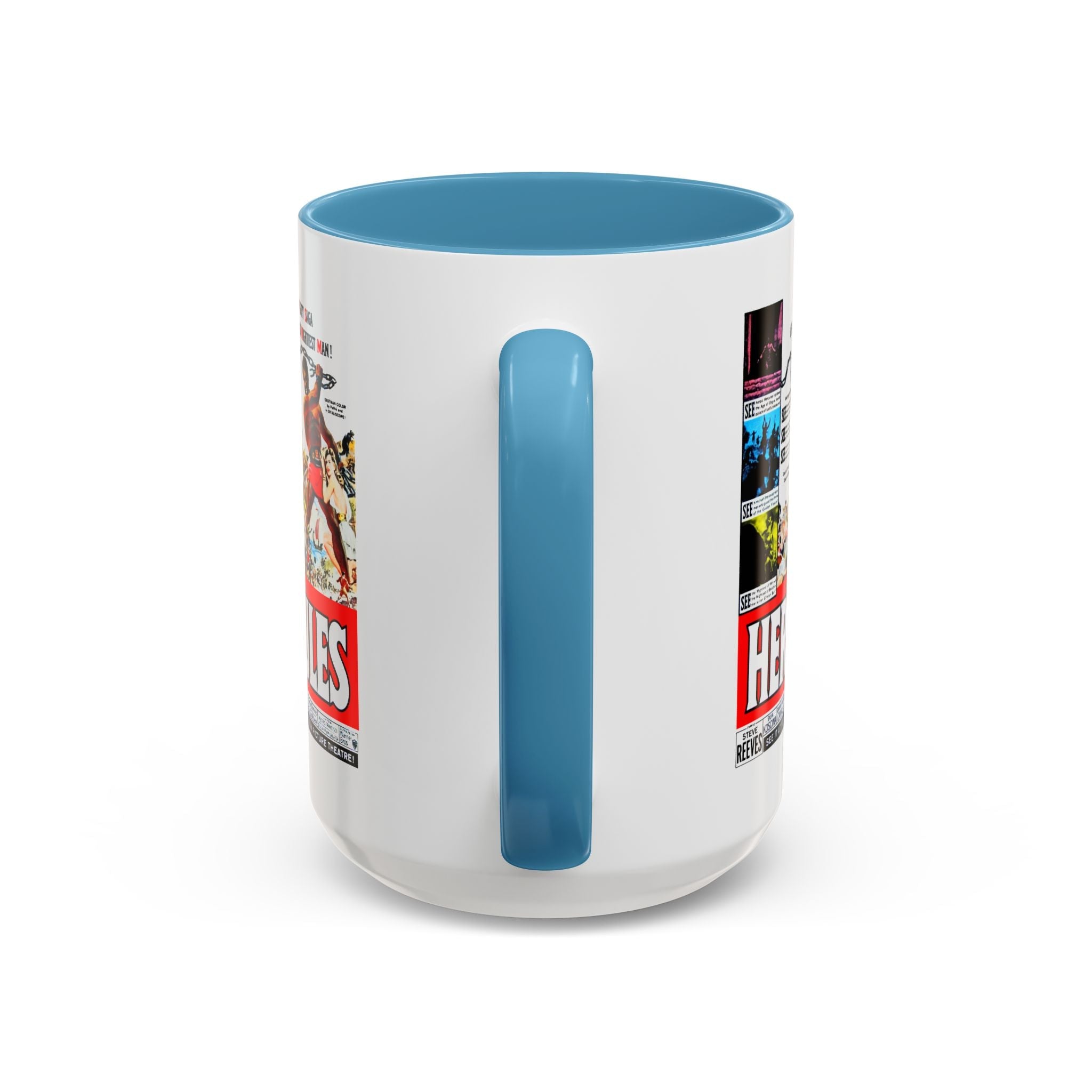 Cult Classic Movie Poster Art Accent Coffee Mug (11, 15oz) - Hercules 1958 - POPvault