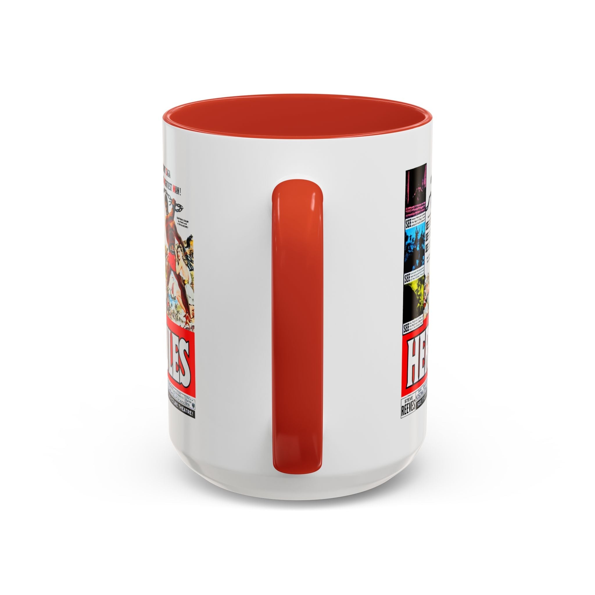 Cult Classic Movie Poster Art Accent Coffee Mug (11, 15oz) - Hercules 1958 - POPvault