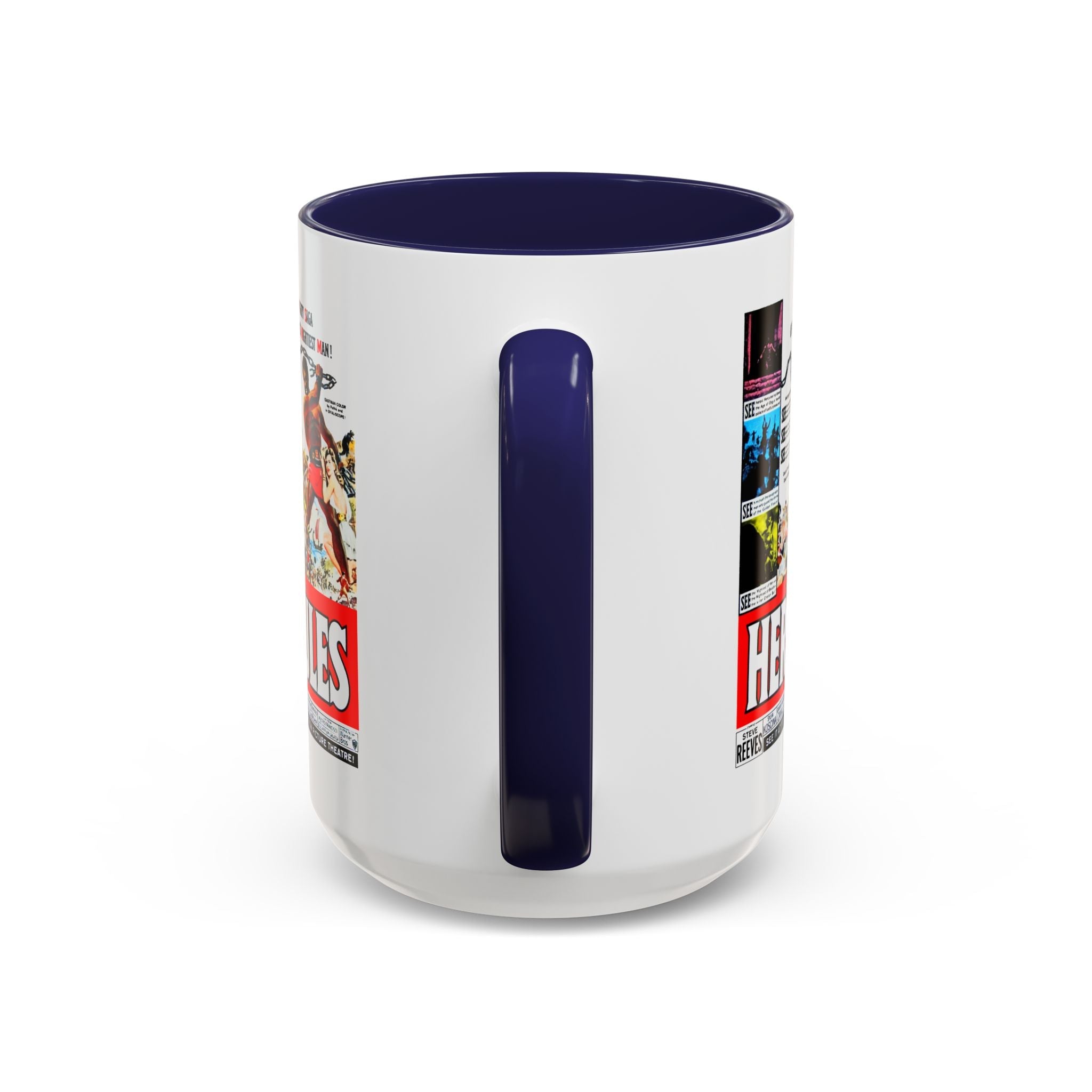 Cult Classic Movie Poster Art Accent Coffee Mug (11, 15oz) - Hercules 1958 - POPvault