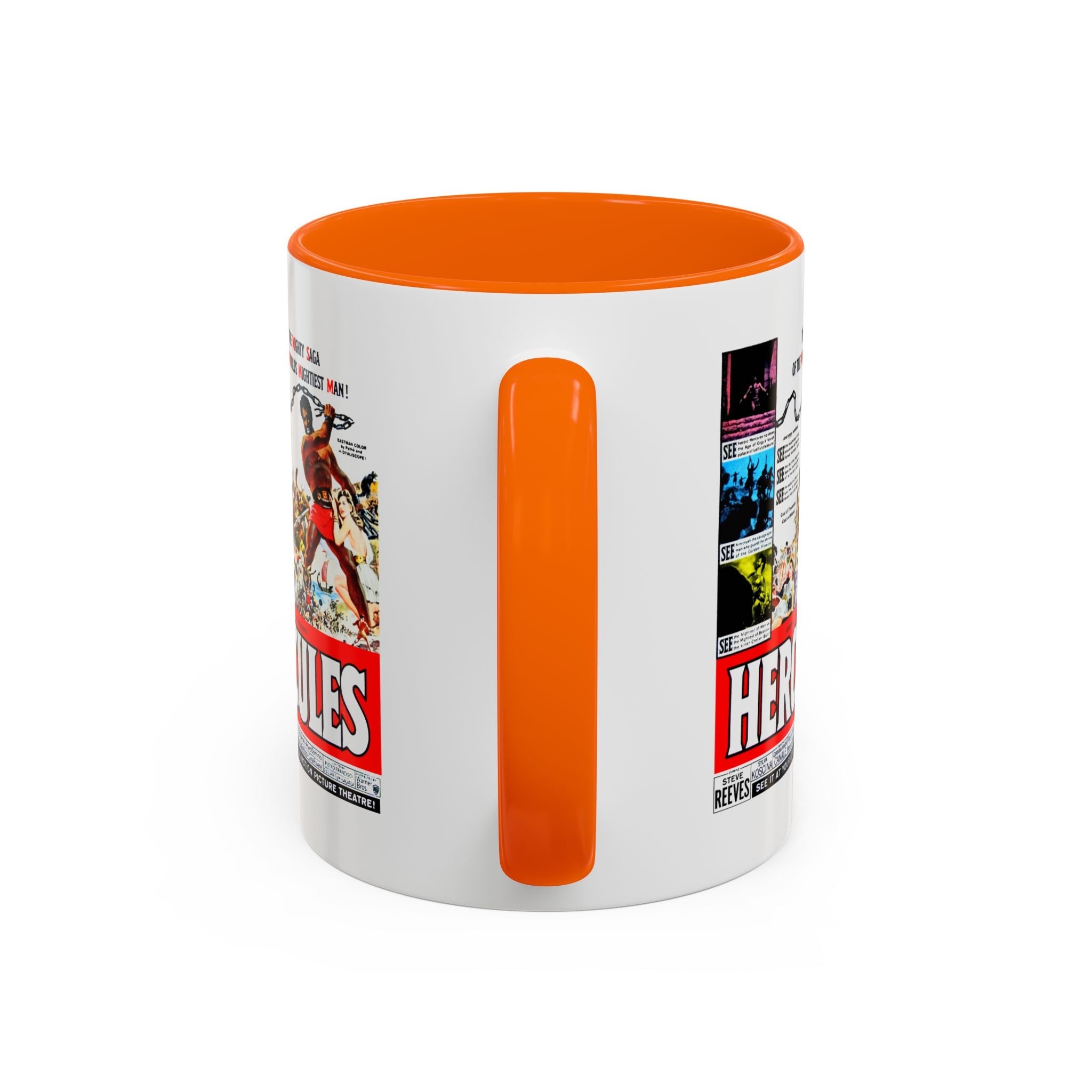 Cult Classic Movie Poster Art Accent Coffee Mug (11, 15oz) - Hercules 1958 - POPvault