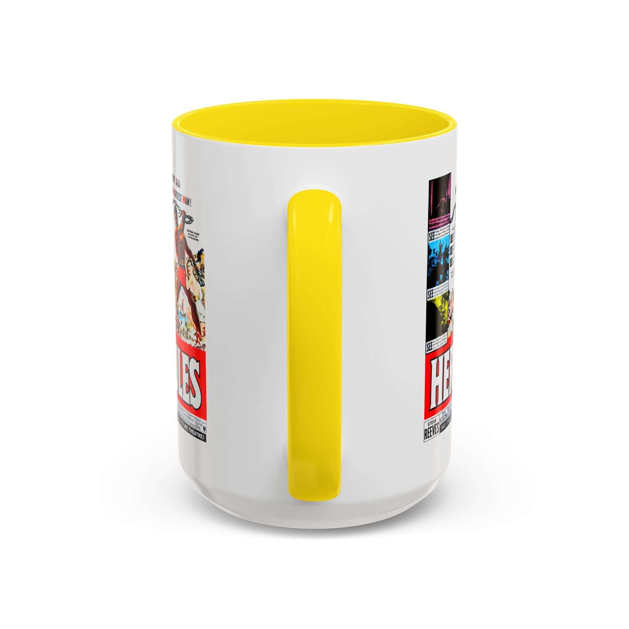 Cult Classic Movie Poster Art Accent Coffee Mug (11, 15oz) - Hercules 1958 - POPvault