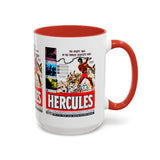 Cult Classic Movie Poster Art Accent Coffee Mug (11, 15oz) - Hercules 1958 - POPvault