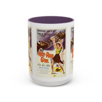 Cult Classic Movie Poster Art Accent Coffee Mug (11, 15oz) - Hot-Rod Girl 1956 - Mug