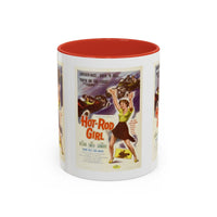 Cult Classic Movie Poster Art Accent Coffee Mug (11, 15oz) - Hot-Rod Girl 1956 - Mug