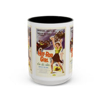 Cult Classic Movie Poster Art Accent Coffee Mug (11, 15oz) - Hot-Rod Girl 1956 - Mug