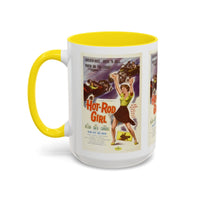 Cult Classic Movie Poster Art Accent Coffee Mug (11, 15oz) - Hot-Rod Girl 1956 - Mug
