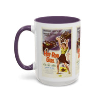 Cult Classic Movie Poster Art Accent Coffee Mug (11, 15oz) - Hot-Rod Girl 1956 - Mug