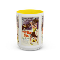 Cult Classic Movie Poster Art Accent Coffee Mug (11, 15oz) - Hot-Rod Girl 1956 - Mug