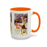 Cult Classic Movie Poster Art Accent Coffee Mug (11, 15oz) - Hot-Rod Girl 1956 - Mug