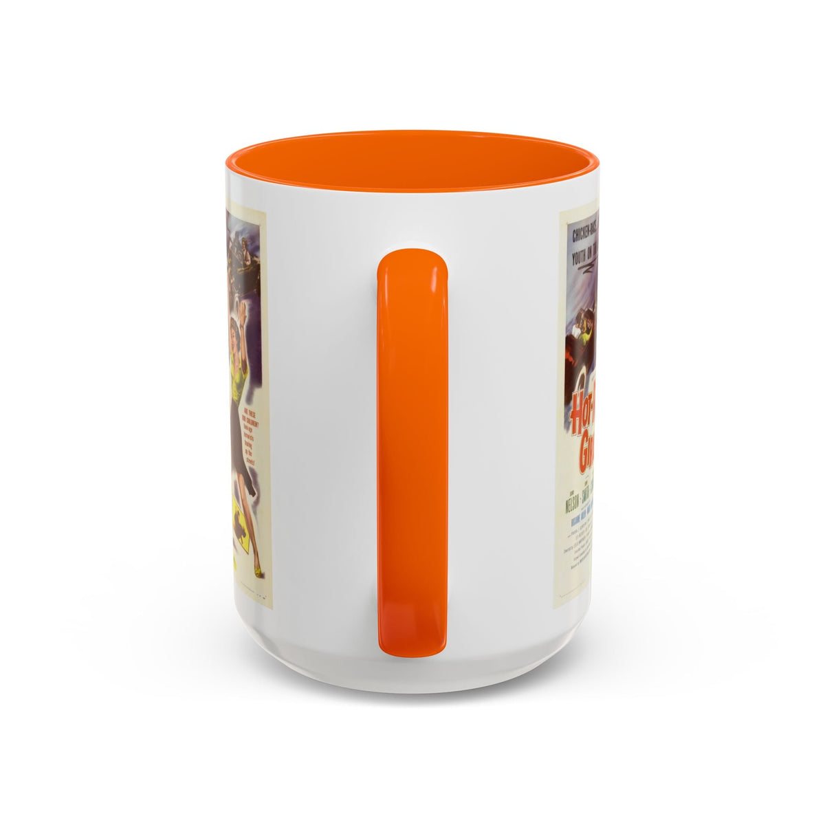 Cult Classic Movie Poster Art Accent Coffee Mug (11, 15oz) - Hot-Rod Girl 1956 - Mug