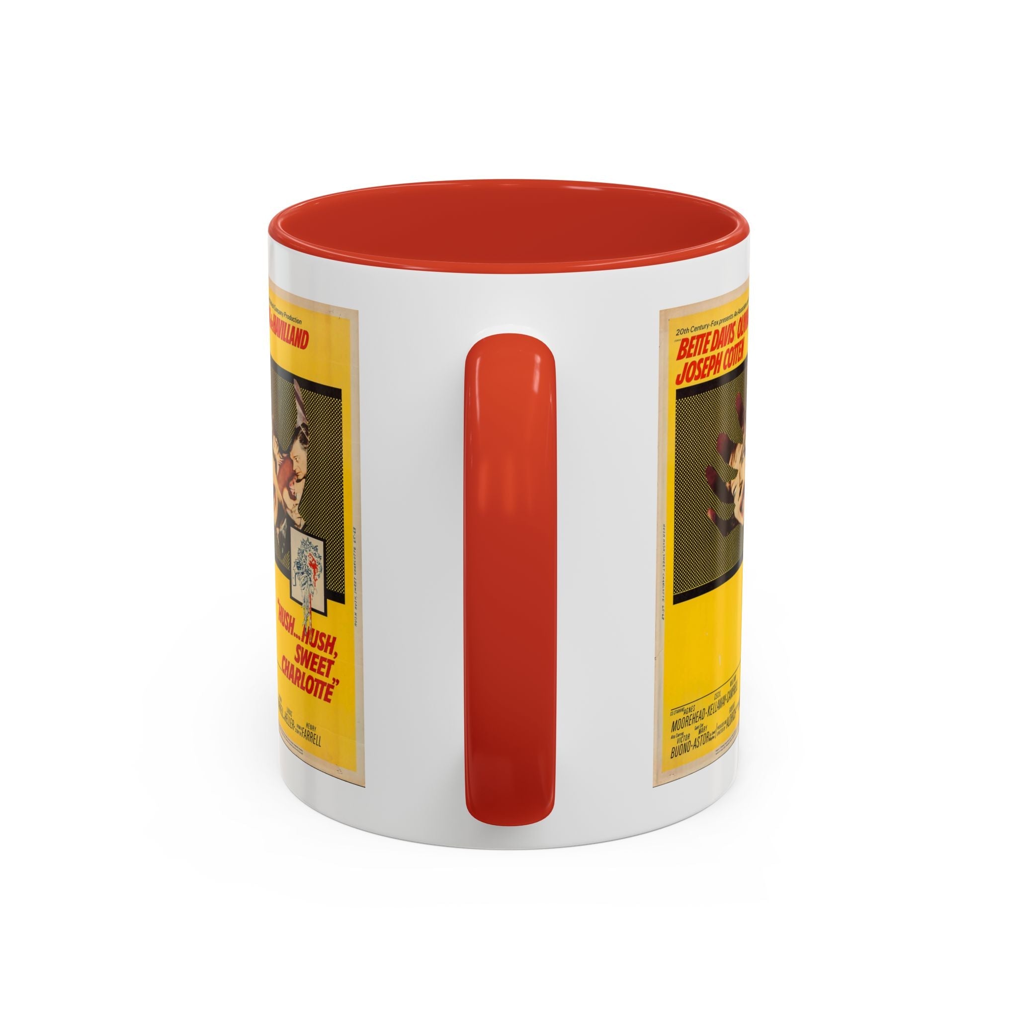 Cult Classic Movie Poster Art Accent Coffee Mug (11, 15oz) - Hush, Hush Sweet Charlotte 1964 - POPvault