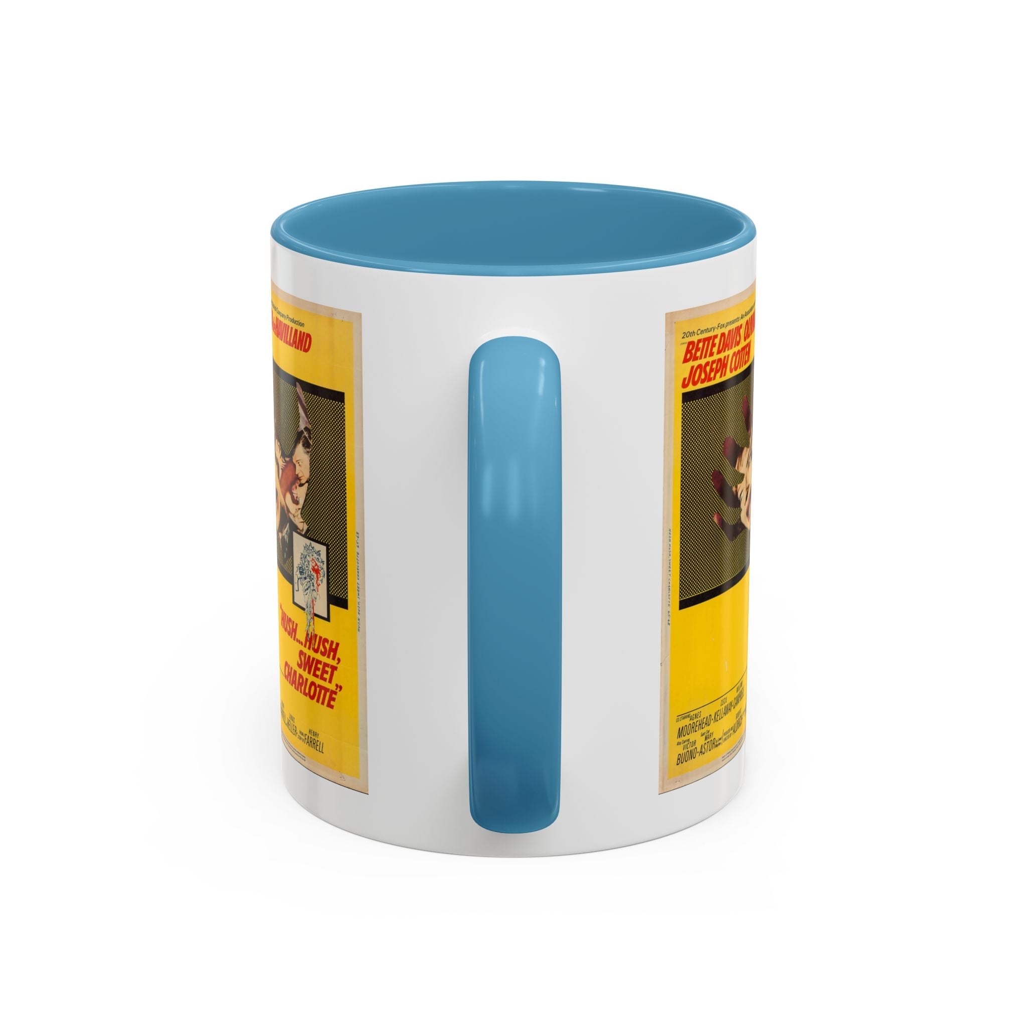 Cult Classic Movie Poster Art Accent Coffee Mug (11, 15oz) - Hush, Hush Sweet Charlotte 1964 - POPvault