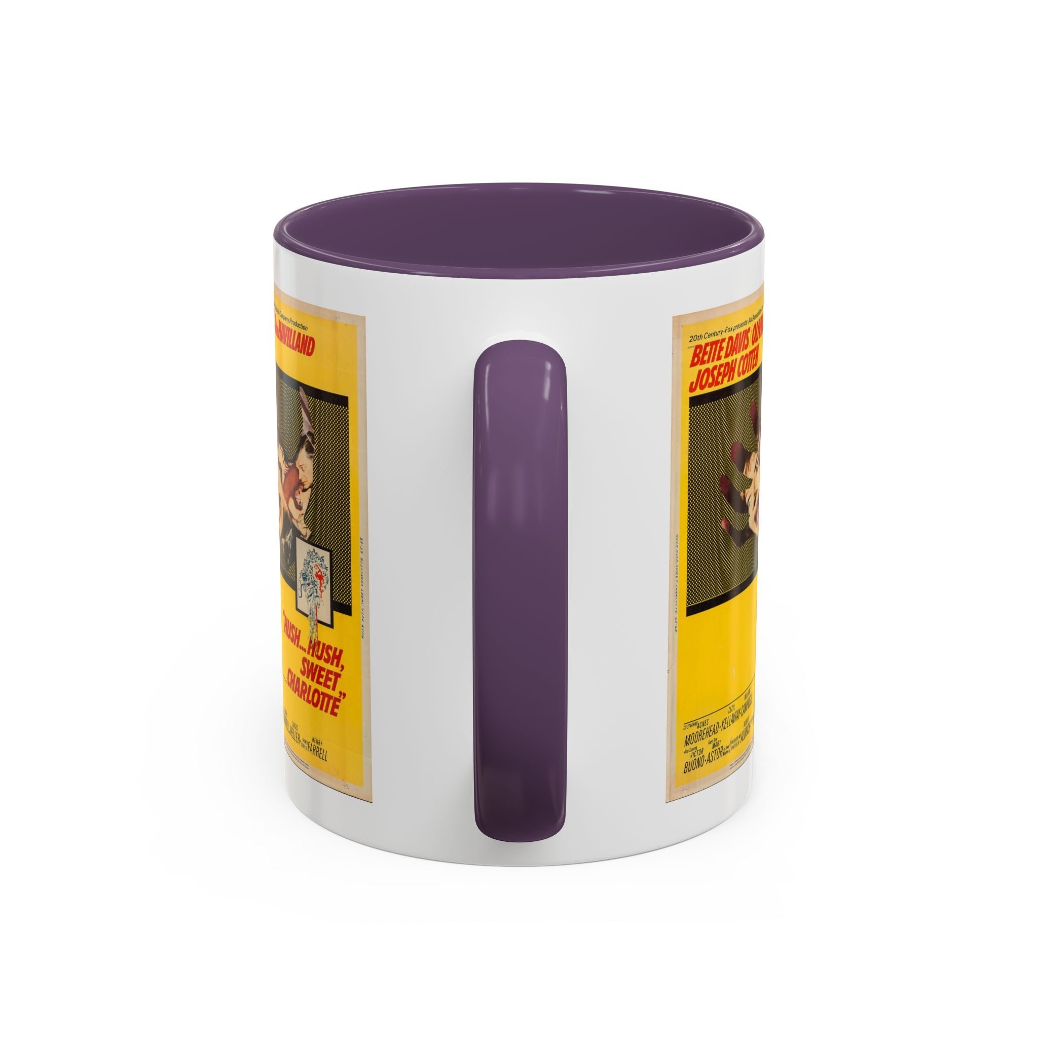 Cult Classic Movie Poster Art Accent Coffee Mug (11, 15oz) - Hush, Hush Sweet Charlotte 1964 - POPvault