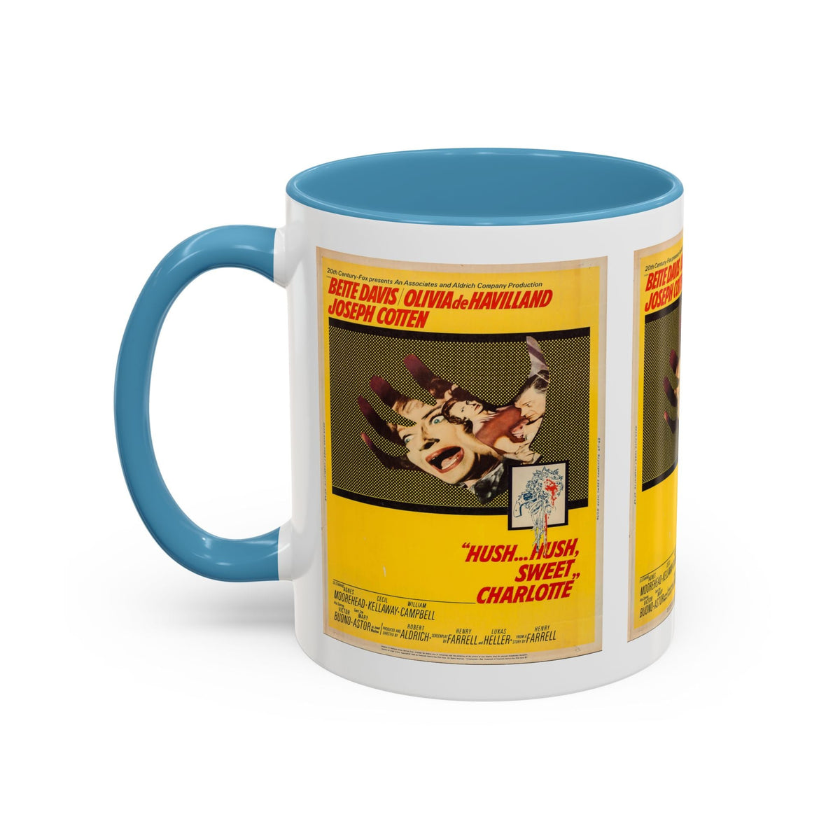 Cult Classic Movie Poster Art Accent Coffee Mug (11, 15oz) - Hush, Hush Sweet Charlotte 1964 - Mug
