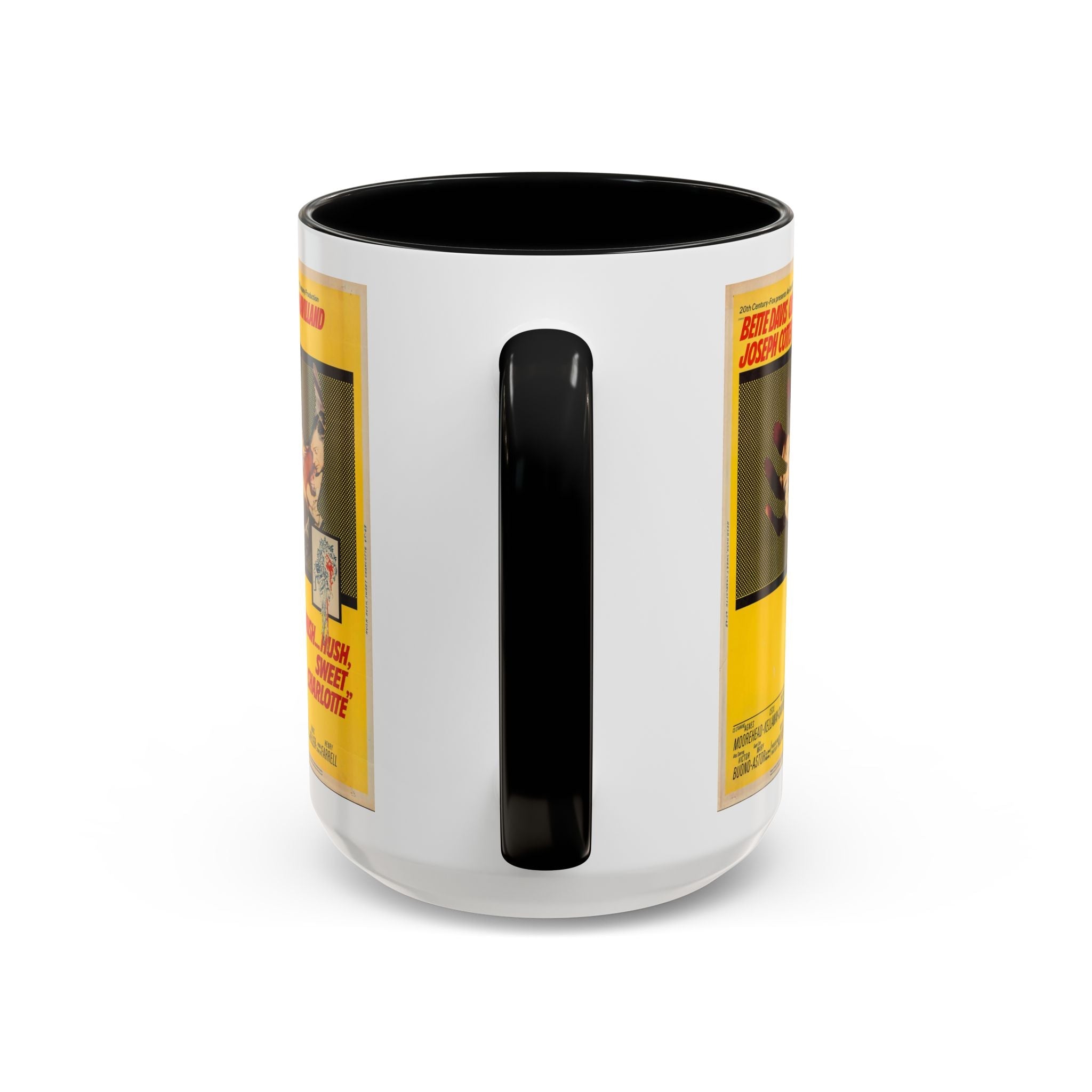 Cult Classic Movie Poster Art Accent Coffee Mug (11, 15oz) - Hush, Hush Sweet Charlotte 1964 - POPvault