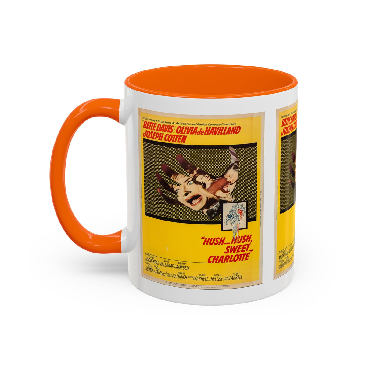 Cult Classic Movie Poster Art Accent Coffee Mug (11, 15oz) - Hush, Hush Sweet Charlotte 1964 - Mug