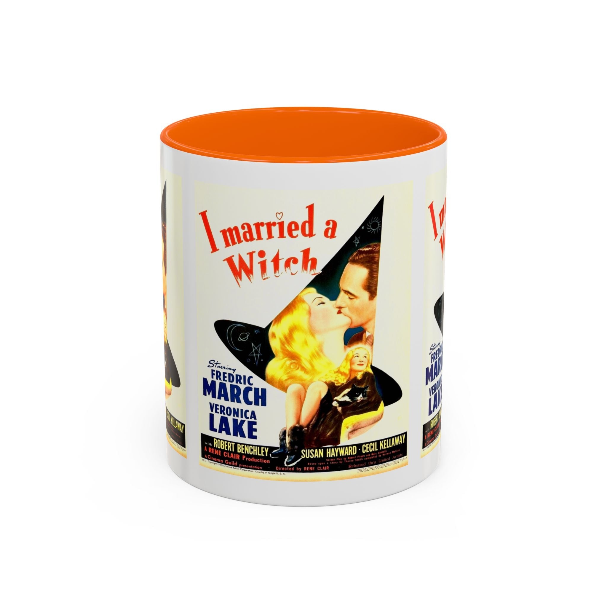 Cult Classic Movie Poster Art Accent Coffee Mug (11, 15oz) - I Married A Witch 1942 - POPvault