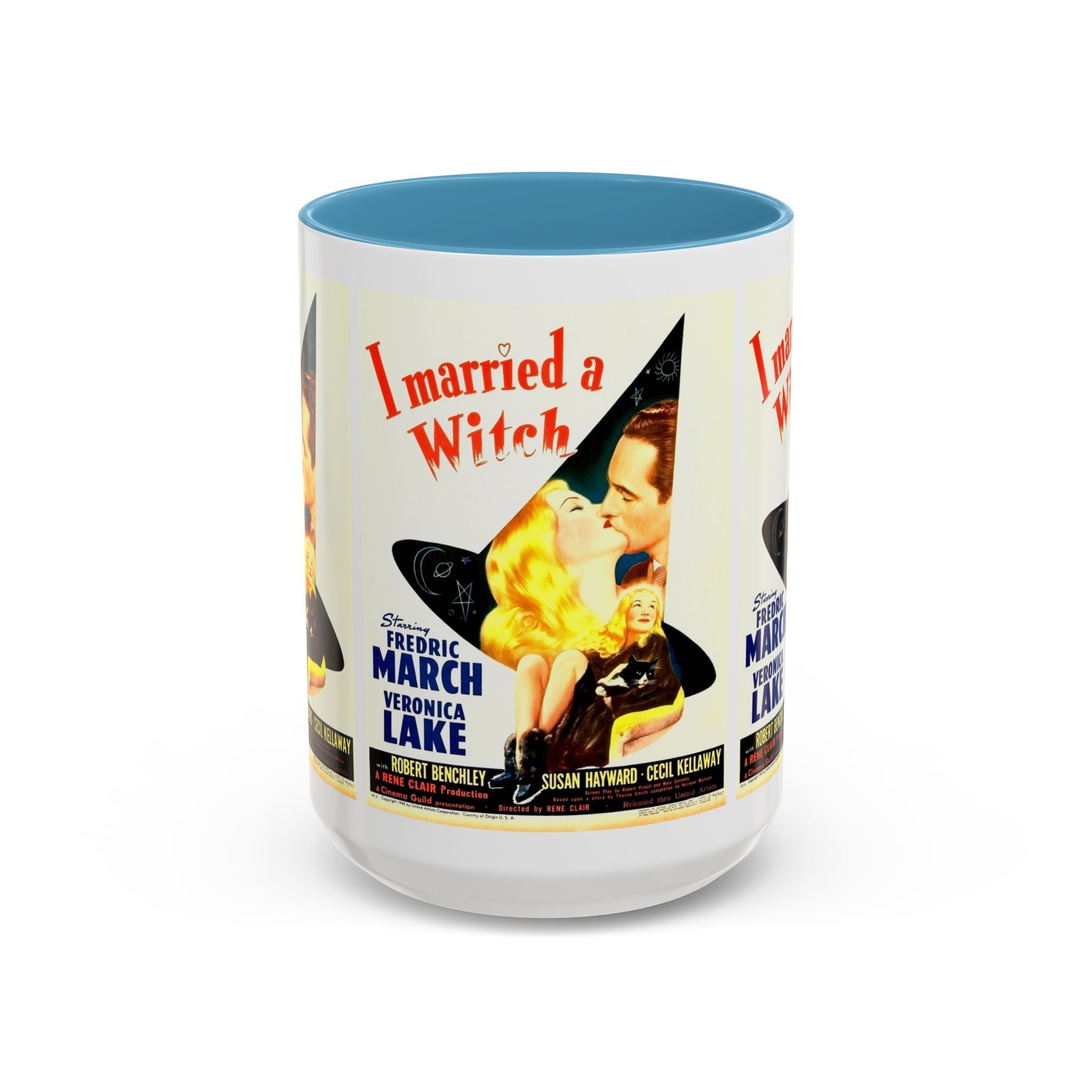 Cult Classic Movie Poster Art Accent Coffee Mug (11, 15oz) - I Married A Witch 1942 - POPvault