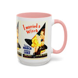 Cult Classic Movie Poster Art Accent Coffee Mug (11, 15oz) - I Married A Witch 1942 - POPvault