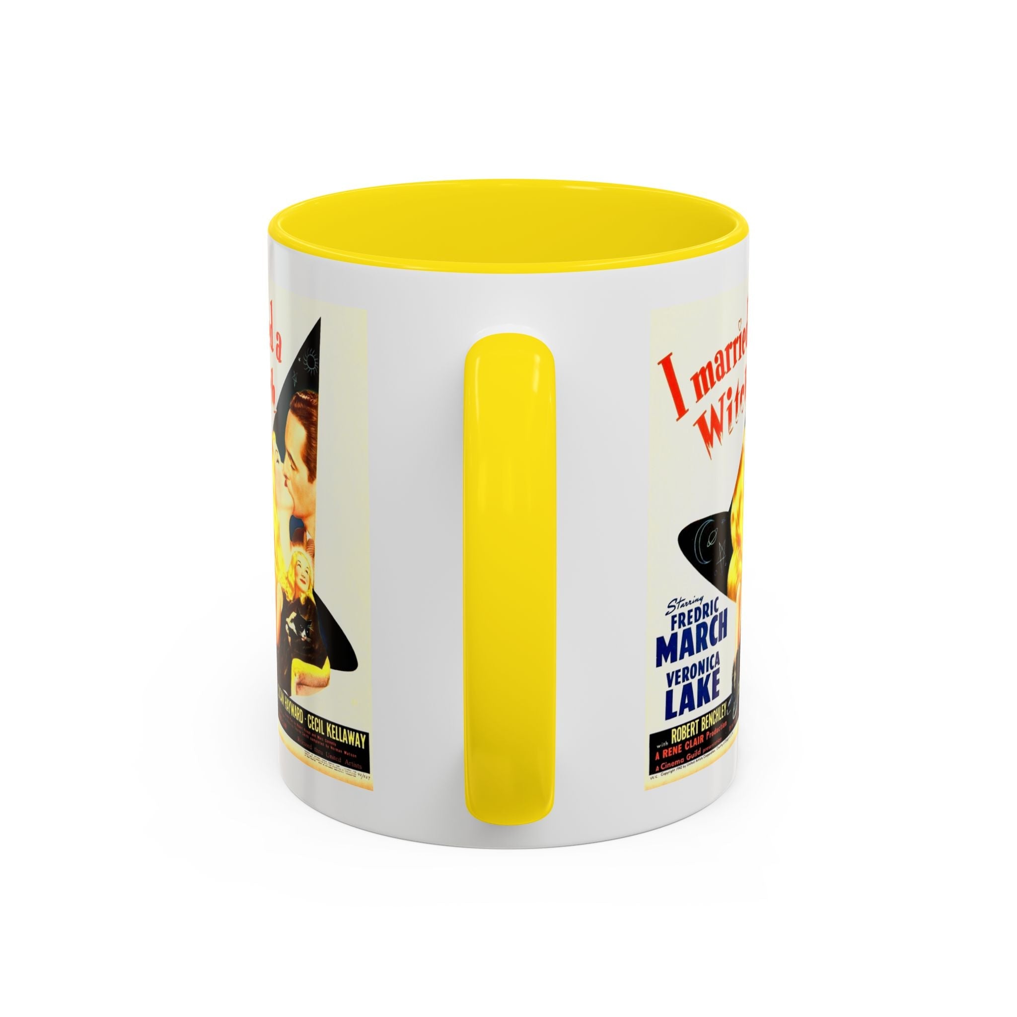 Cult Classic Movie Poster Art Accent Coffee Mug (11, 15oz) - I Married A Witch 1942 - POPvault