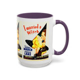 Cult Classic Movie Poster Art Accent Coffee Mug (11, 15oz) - I Married A Witch 1942 - POPvault