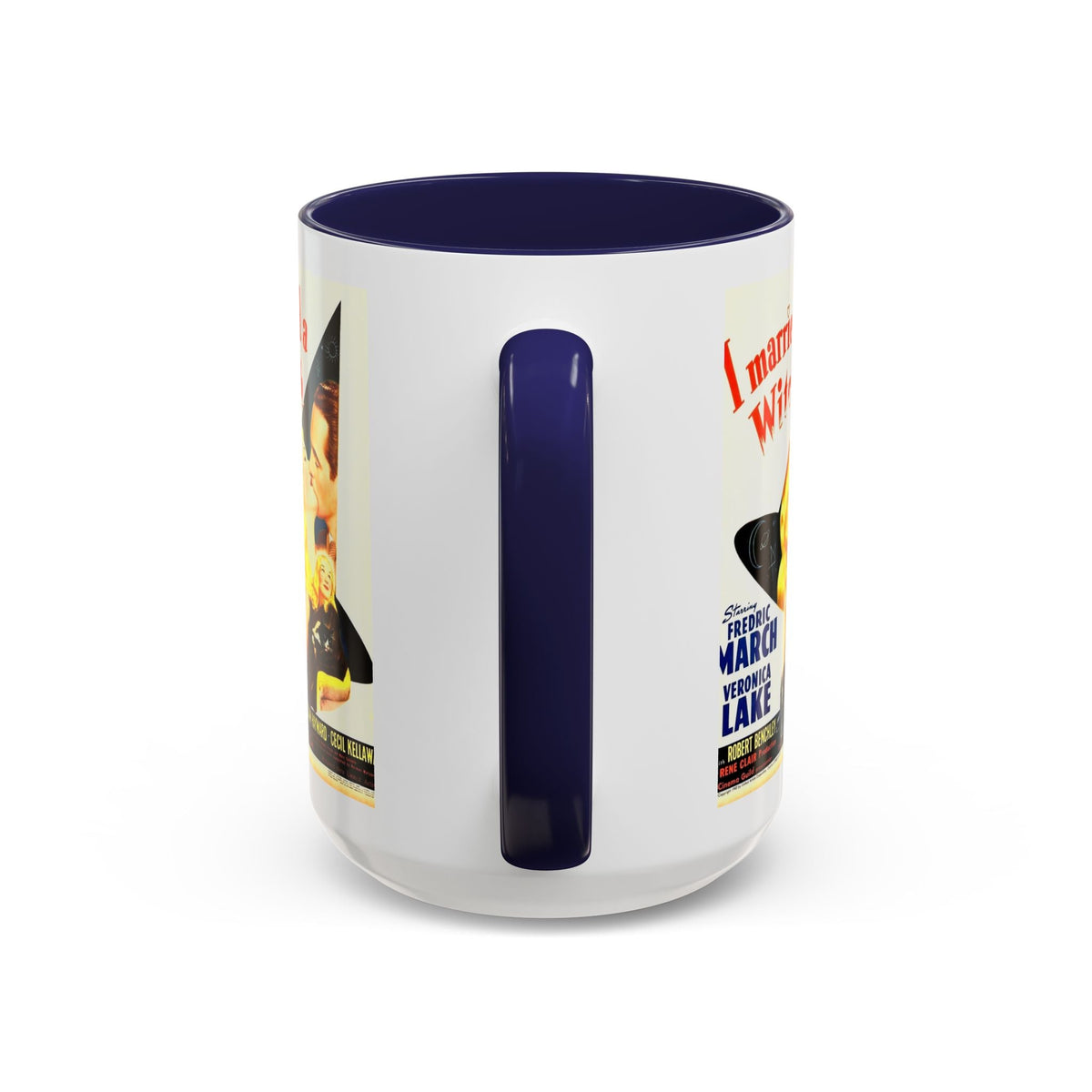 Cult Classic Movie Poster Art Accent Coffee Mug (11, 15oz) - I Married A Witch 1942 - Mug
