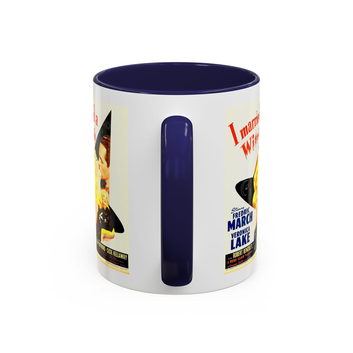 Cult Classic Movie Poster Art Accent Coffee Mug (11, 15oz) - I Married A Witch 1942 - Mug