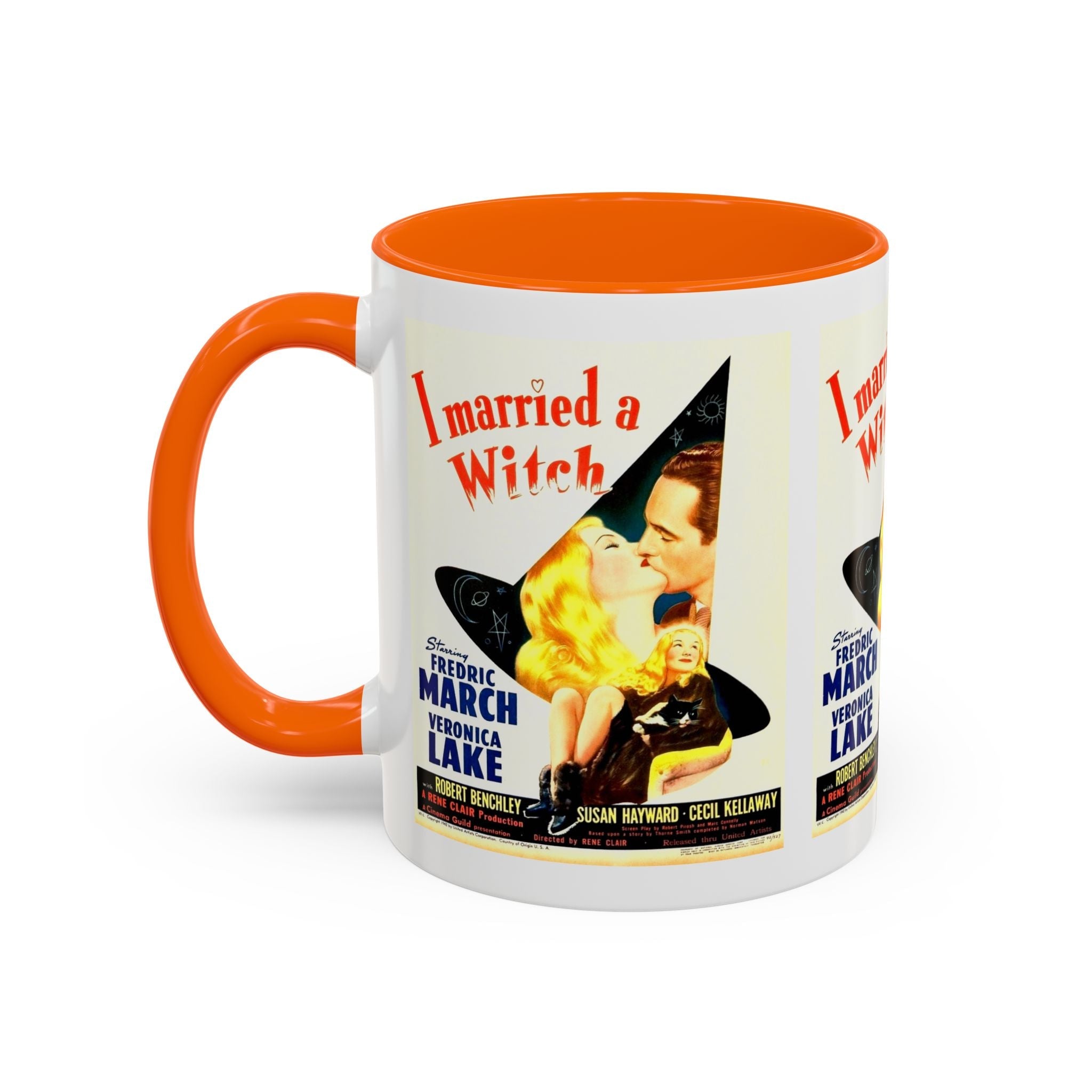 Cult Classic Movie Poster Art Accent Coffee Mug (11, 15oz) - I Married A Witch 1942 - POPvault
