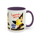 Cult Classic Movie Poster Art Accent Coffee Mug (11, 15oz) - I Married A Witch 1942 - POPvault