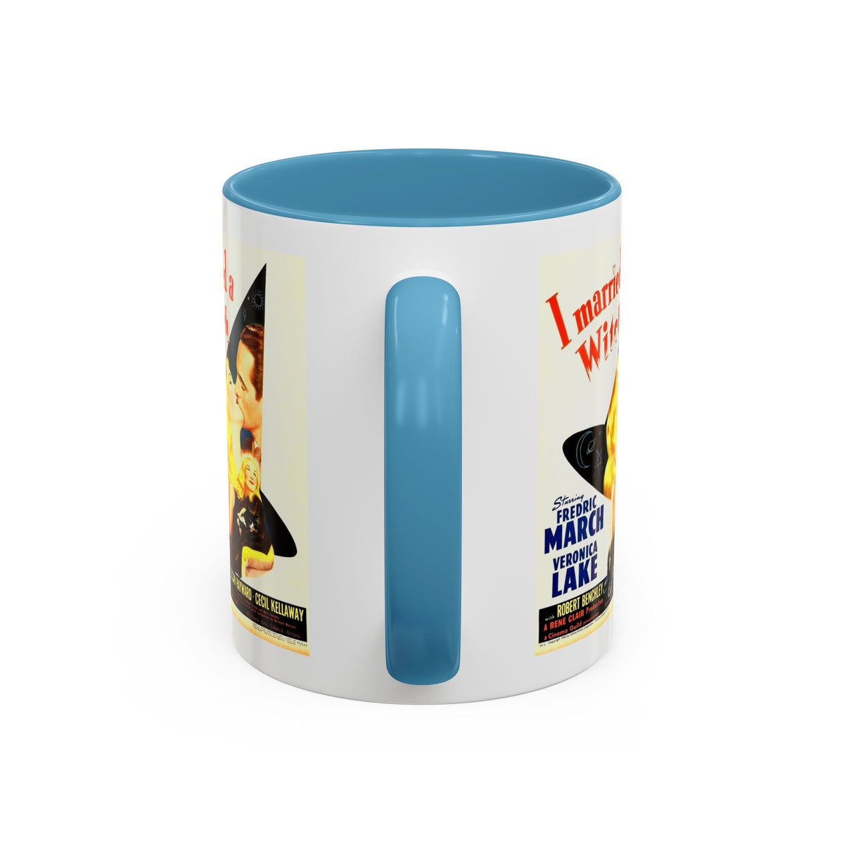 Cult Classic Movie Poster Art Accent Coffee Mug (11, 15oz) - I Married A Witch 1942 - Mug