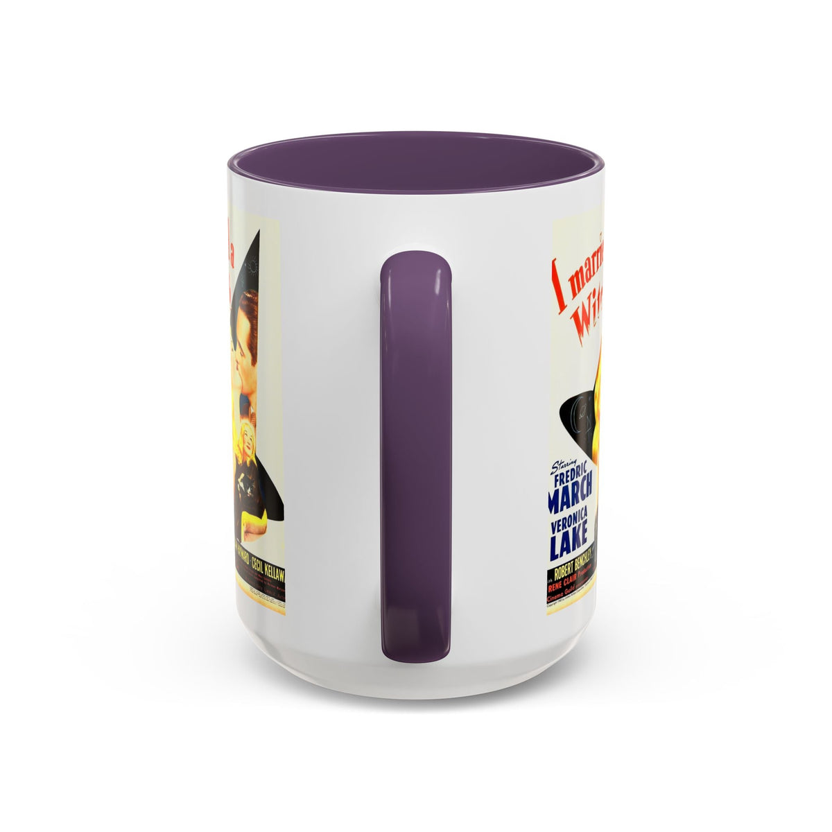 Cult Classic Movie Poster Art Accent Coffee Mug (11, 15oz) - I Married A Witch 1942 - Mug