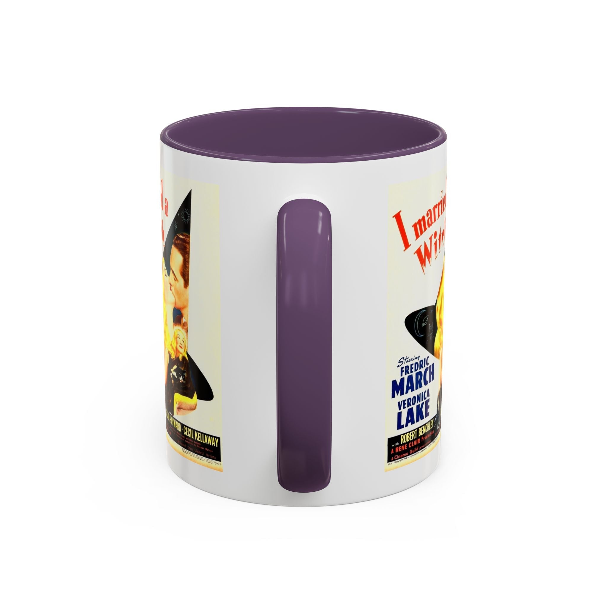 Cult Classic Movie Poster Art Accent Coffee Mug (11, 15oz) - I Married A Witch 1942 - POPvault