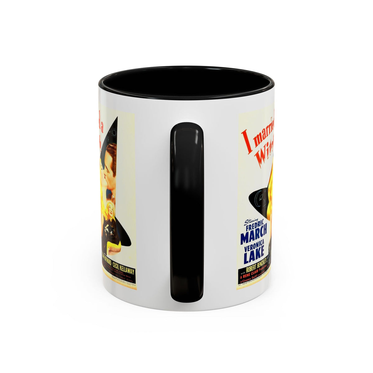 Cult Classic Movie Poster Art Accent Coffee Mug (11, 15oz) - I Married A Witch 1942 - Mug