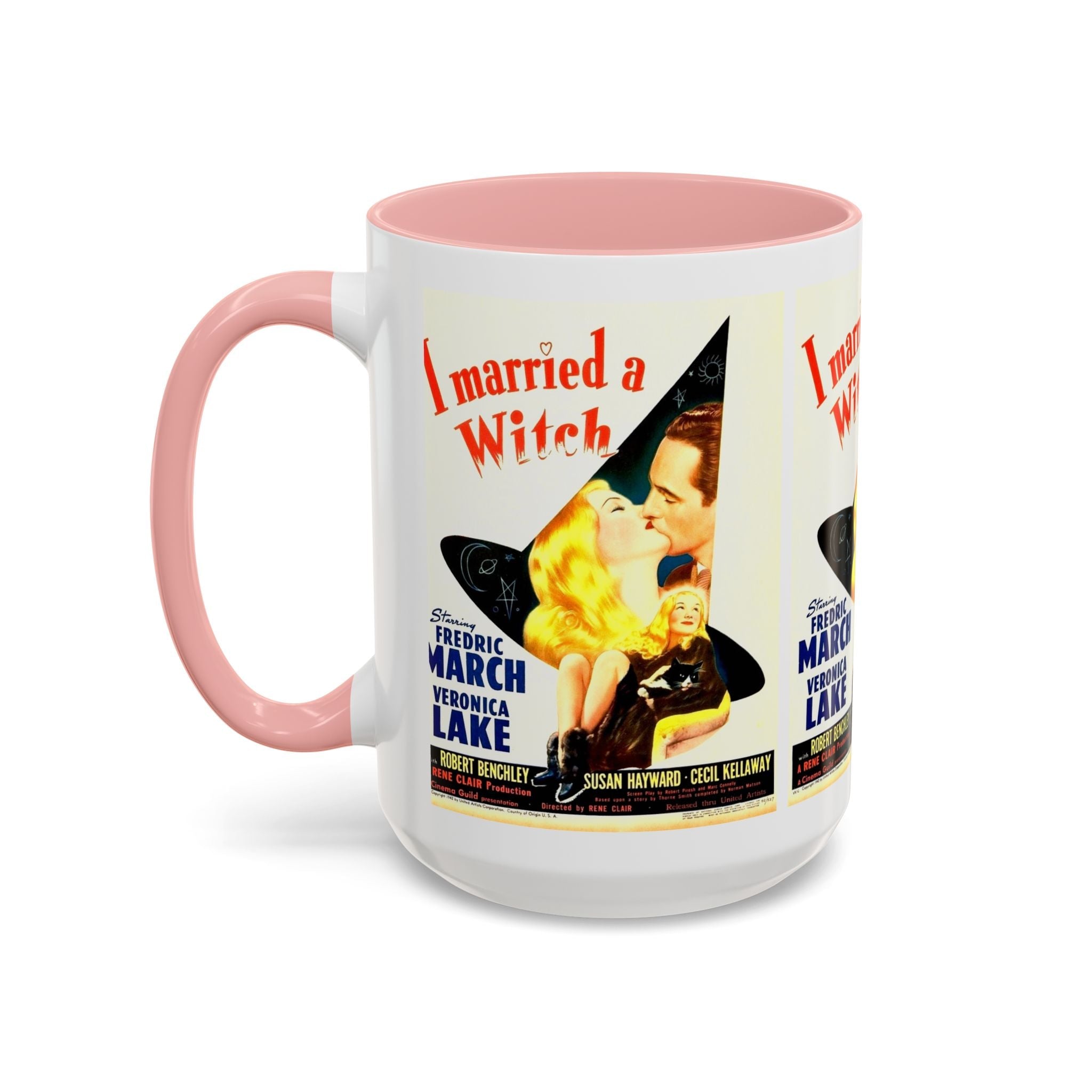 Cult Classic Movie Poster Art Accent Coffee Mug (11, 15oz) - I Married A Witch 1942 - POPvault