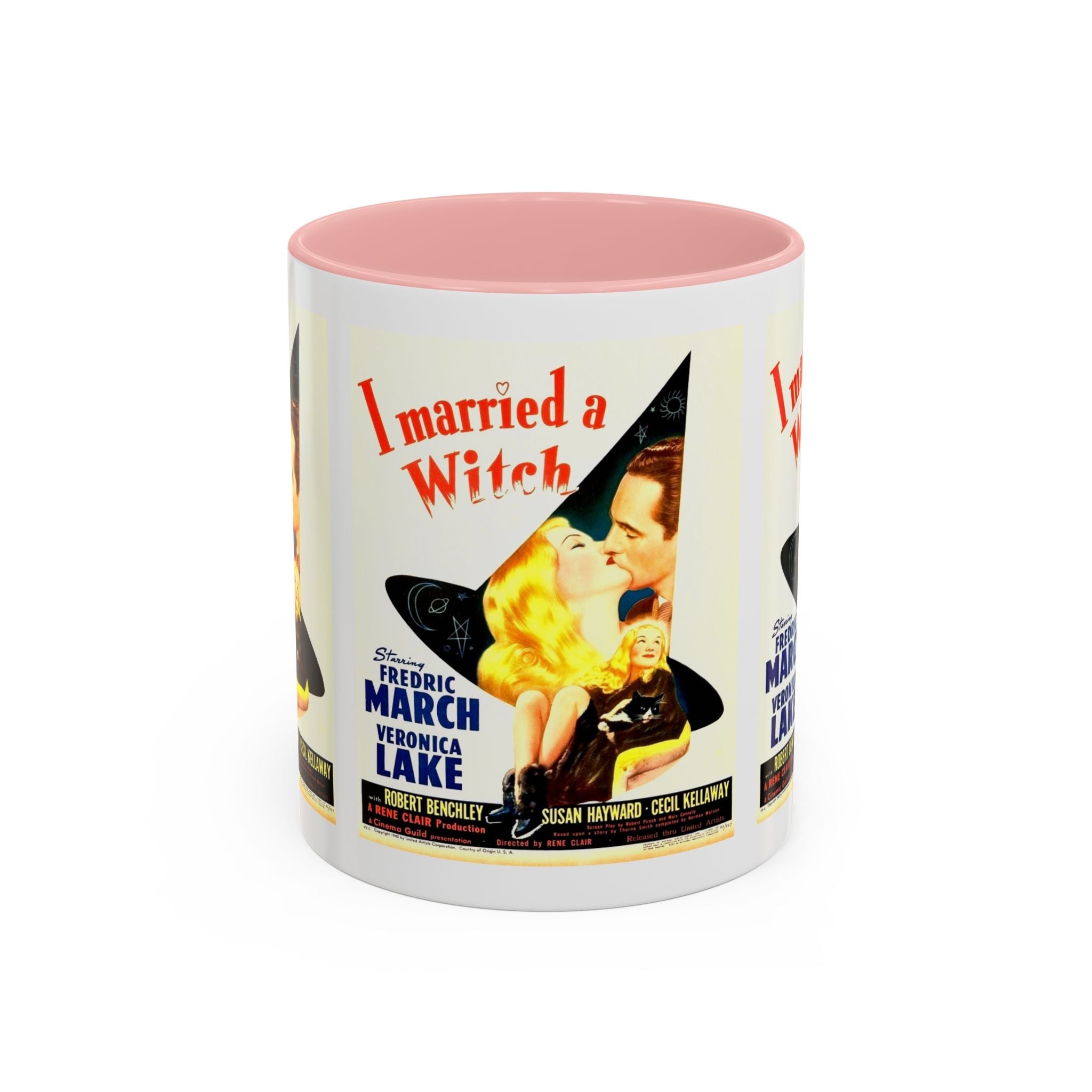 Cult Classic Movie Poster Art Accent Coffee Mug (11, 15oz) - I Married A Witch 1942 - POPvault