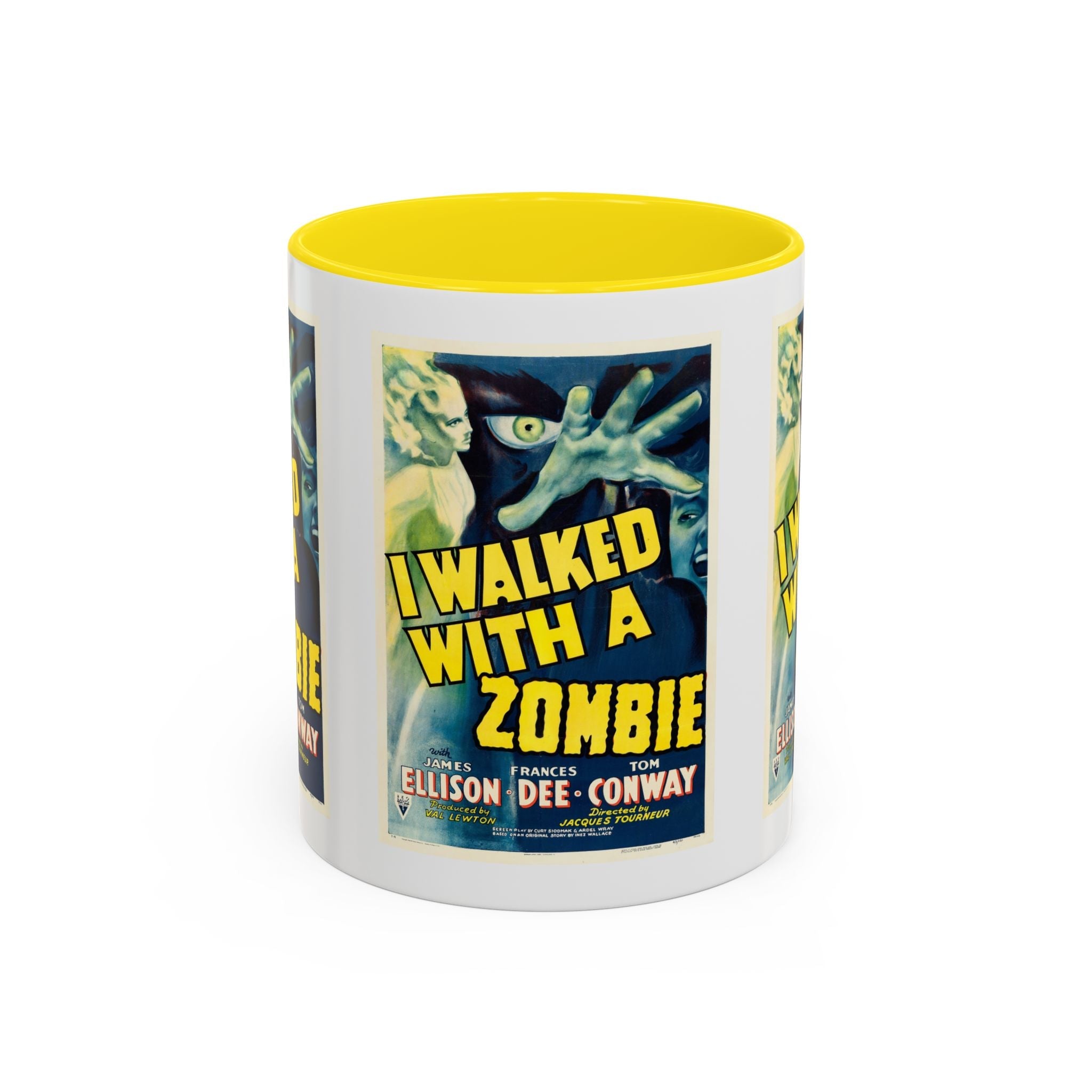 Cult Classic Movie Poster Art Accent Coffee Mug (11, 15oz) - I Walked With A Zombie 1943 - POPvault
