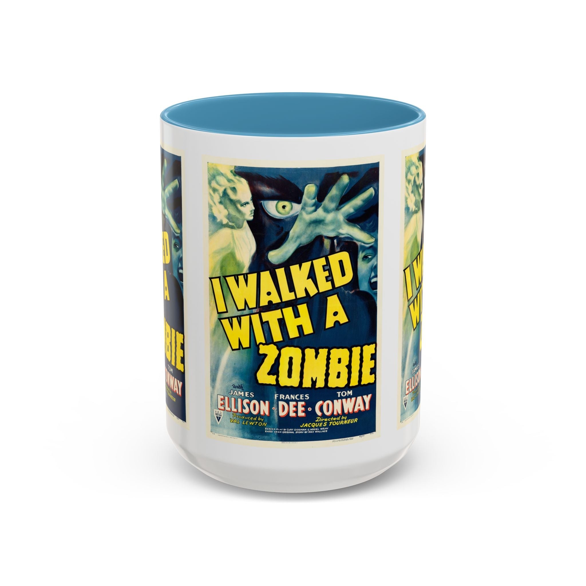 Cult Classic Movie Poster Art Accent Coffee Mug (11, 15oz) - I Walked With A Zombie 1943 - POPvault