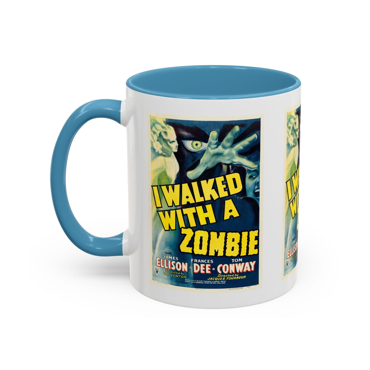 Cult Classic Movie Poster Art Accent Coffee Mug (11, 15oz) - I Walked With A Zombie 1943 - Mug