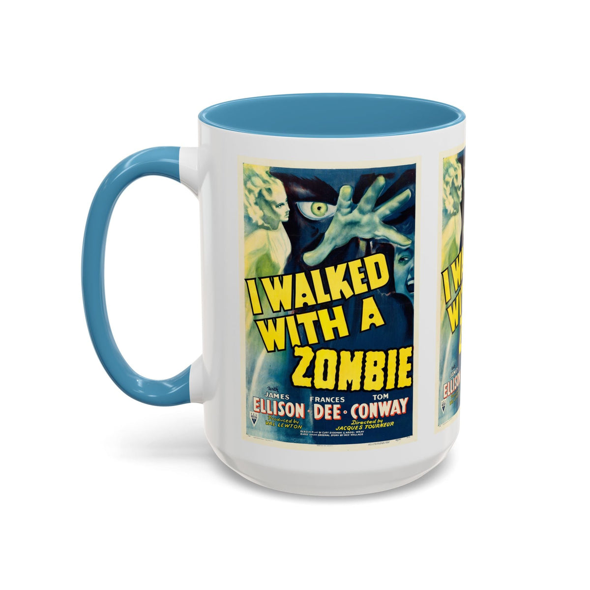 Cult Classic Movie Poster Art Accent Coffee Mug (11, 15oz) - I Walked With A Zombie 1943 - Mug