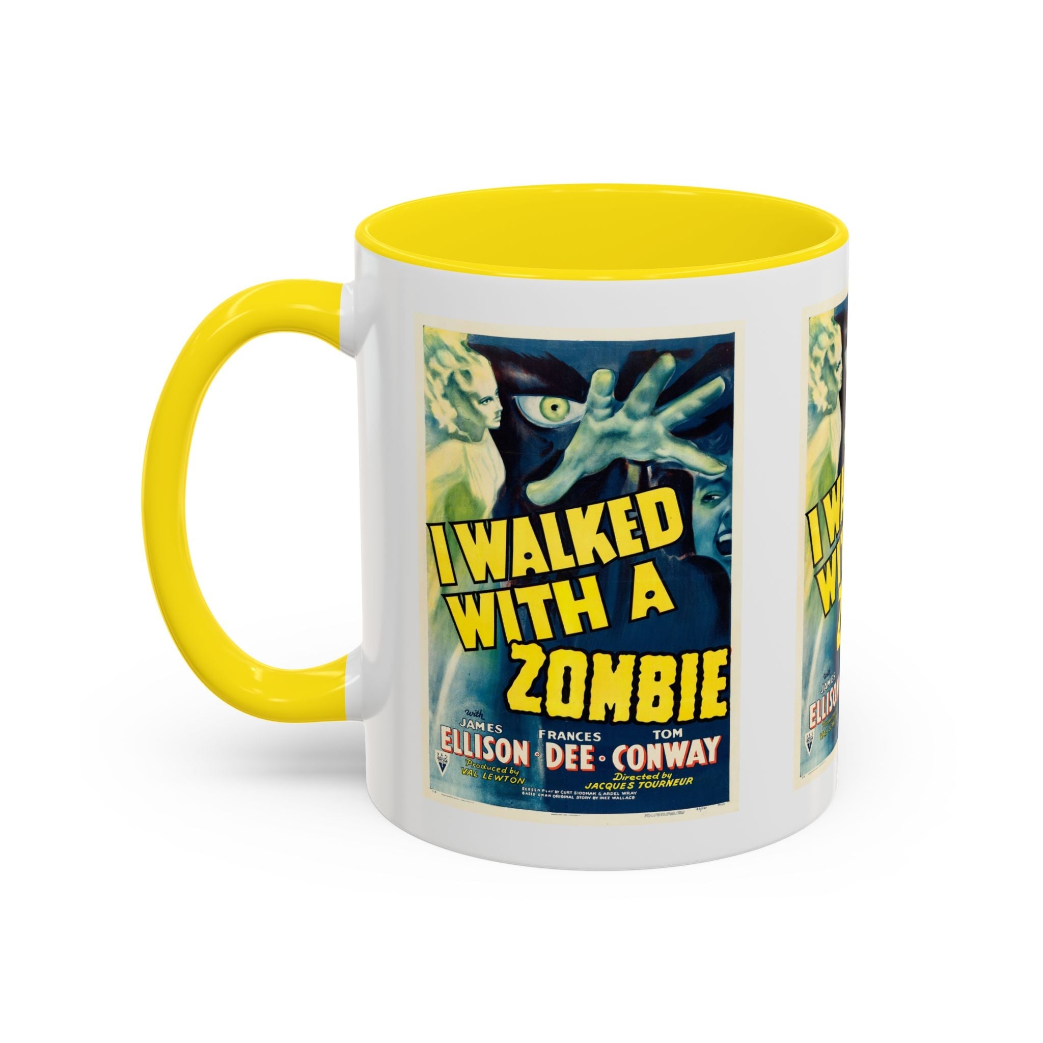 Cult Classic Movie Poster Art Accent Coffee Mug (11, 15oz) - I Walked With A Zombie 1943 - POPvault