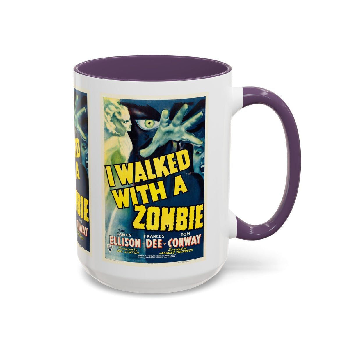 Cult Classic Movie Poster Art Accent Coffee Mug (11, 15oz) - I Walked With A Zombie 1943 - Mug