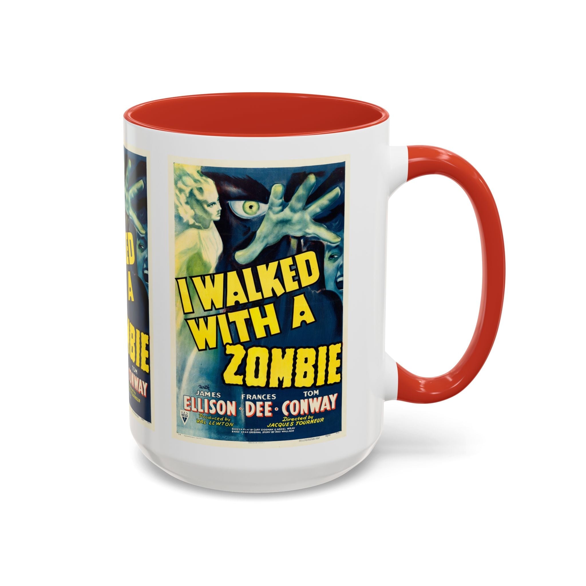 Cult Classic Movie Poster Art Accent Coffee Mug (11, 15oz) - I Walked With A Zombie 1943 - POPvault