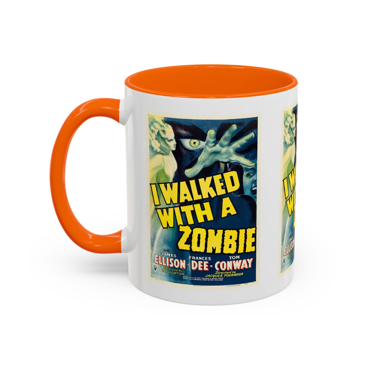Cult Classic Movie Poster Art Accent Coffee Mug (11, 15oz) - I Walked With A Zombie 1943 - Mug