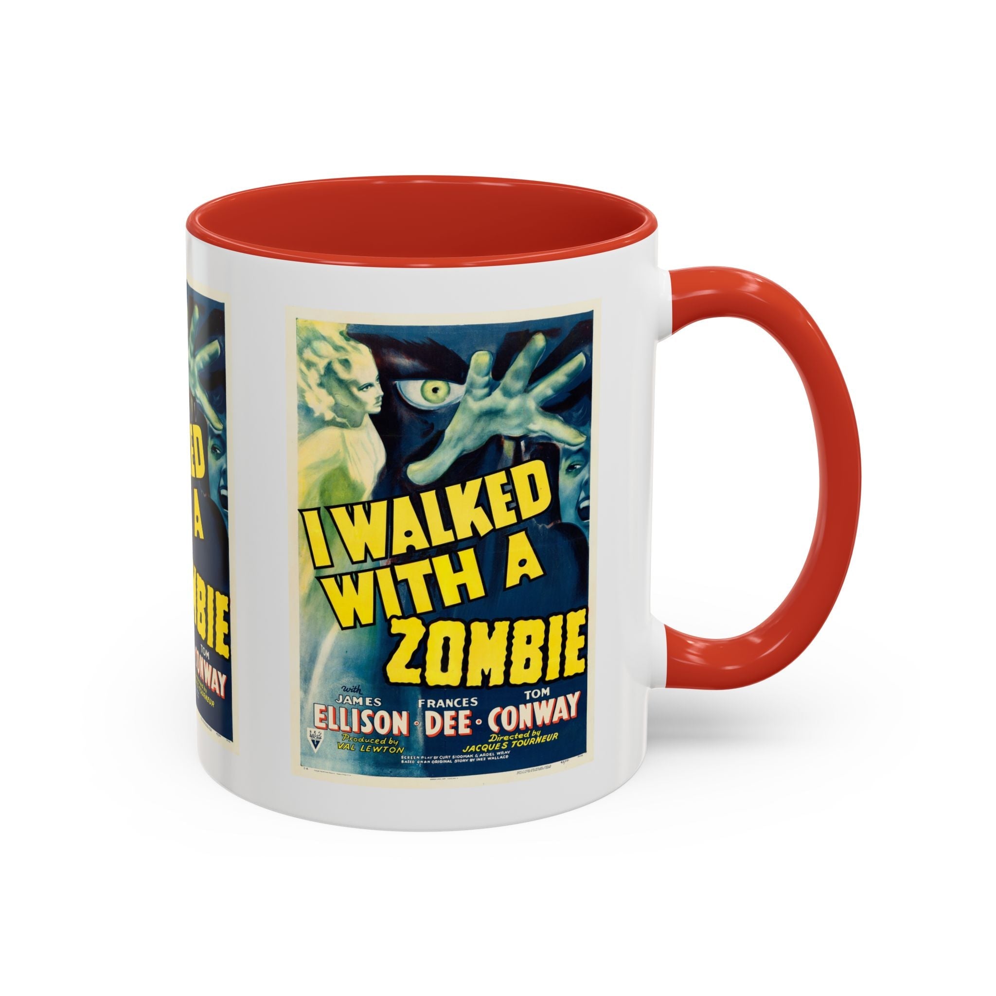 Cult Classic Movie Poster Art Accent Coffee Mug (11, 15oz) - I Walked With A Zombie 1943 - POPvault